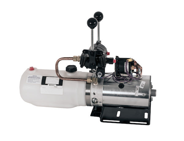 PU5007 4 Way/3 Way DC Power Unit-Manual Controls Horizontal 1.8 Quart Reservoir
