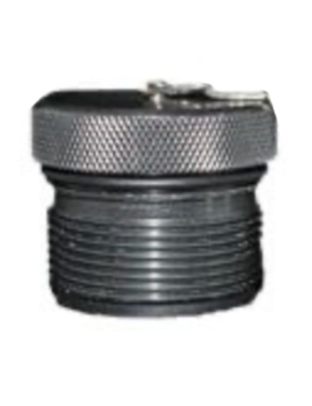 PVT4-ADP-32-G 2" Aluminum Dust plug, gray in color