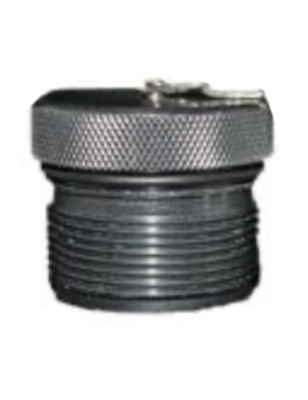 PVT4-ADP-32-G 2" Aluminum Dust plug, gray in color