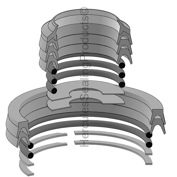 SHF-726-0167-0325-0100 Sheffer Pneumatic Cylinder Seal Kit 1x3-1/4