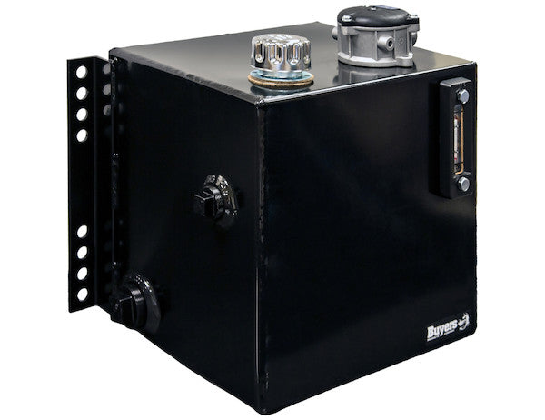 SMR15SF10 15 Gallon Side Mount Steel Hydraulic Reservoir With 10 Micron Filter