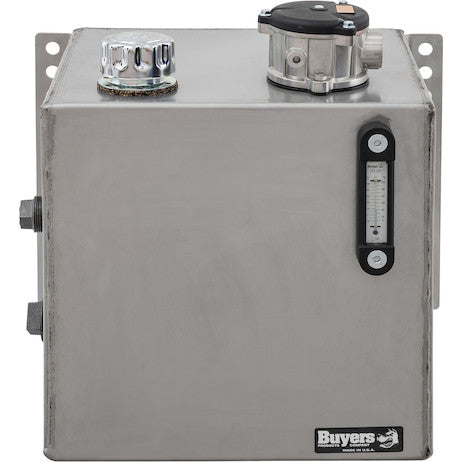 SMR15SSF10 15 Gallon Stainless Steel Bulkhead Hydraulic Reservoir With 10 Micron Filter