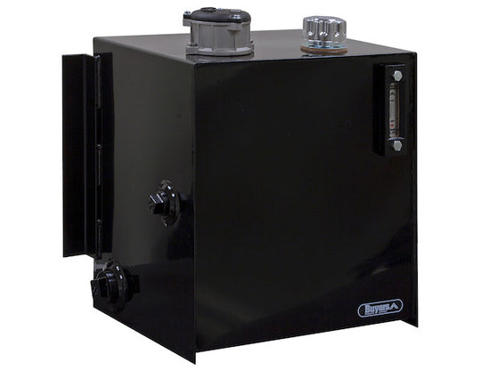 SMR25SF25 25 Gallon Side Mount Steel Hydraulic Reservoir With 25 Micron Filter