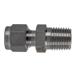 Mid-Lok N2404 SSC240484 Adapter, 1/2-in Tube x 1/4-in Male NPT, Stainless Steel