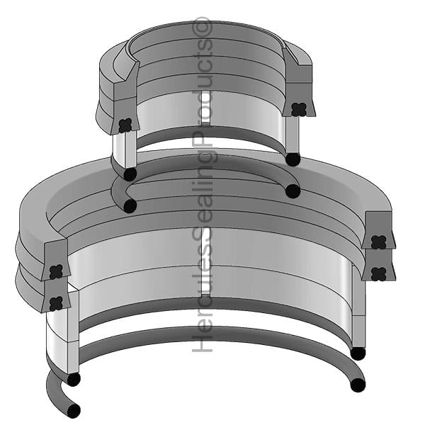 TBJ-8450702 Timberjack Hydraulic Cylinder Seal Kit 1-3/4 _ 4