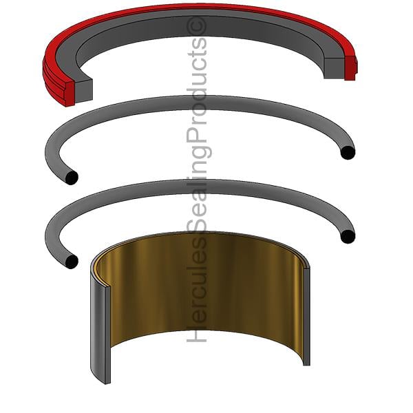  VI-6633N-TVGL Vickers / Eaton, TZ Series, 80.000 Bore, Hydraulic Piston Seal Kit 