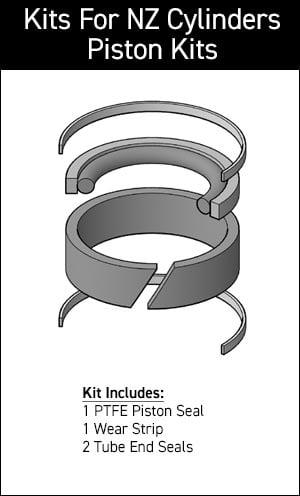  VI-6633N-NZG Vickers NZG, NZ Series PTFE Standard Hydraulic Piston 3.250" Bore 