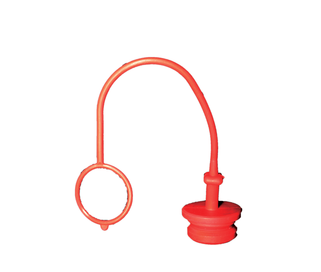 ANV - RDP - 16 - R 1" Rubber Dust Plug - Red - GetHydraulics.com