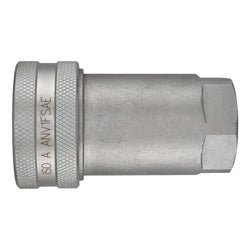 ANV38FSAE ISO - A Interchange Quick Disconnect Female SAE O-Ring Coupler, 3/8 - in Body x 3/8 - in Female O-Ring Boss, Steel - GetHydraulics.com