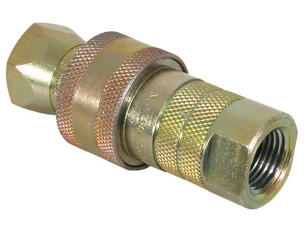 B40004 1/2 Inch NPTF Sleeve - Type Hydraulic Quick Coupler Assembly - GetHydraulics