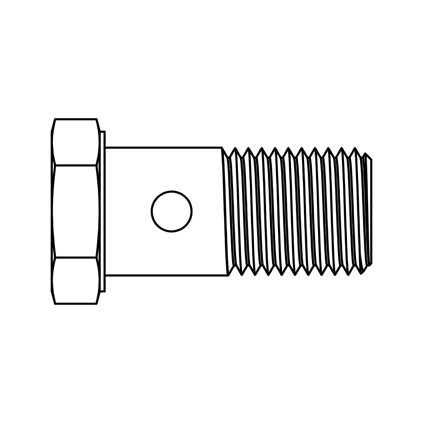 BANJO BOLT B08 Banjo Bolt (BSPP) - GetHydraulics.com