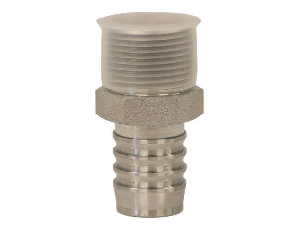 BCA20180 Suction Hose Barbed Adapter 1 - 1/4 Inch Male NPT x 1 - 1/4 Inch Hose Barb - GetHydraulics