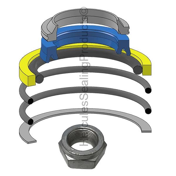 BCK-7199903 Bobcat Hydraulic Cylinder Seal Kit 1.500 _ 2.750 - Union Hydraulics