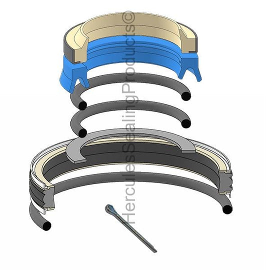 BELL-140575 Bell Hydraulic Cylinder Seal Kit 50 _ 100 mm - Union Hydraulics