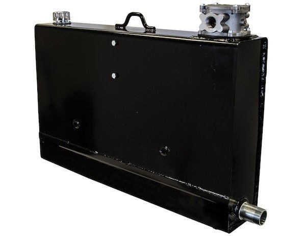 BH36SF25 36 Gallon Steel Bulkhead Hydraulic Reservoir With 25 Micron Filter - GetHydraulics