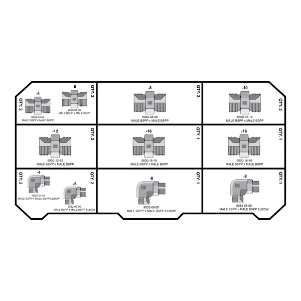 BSPP - BSPP FITTING PACK - GetHydraulics