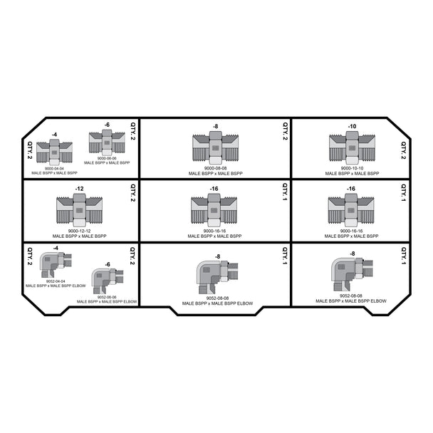 BSPP - BSPP FITTING PACK - GetHydraulics