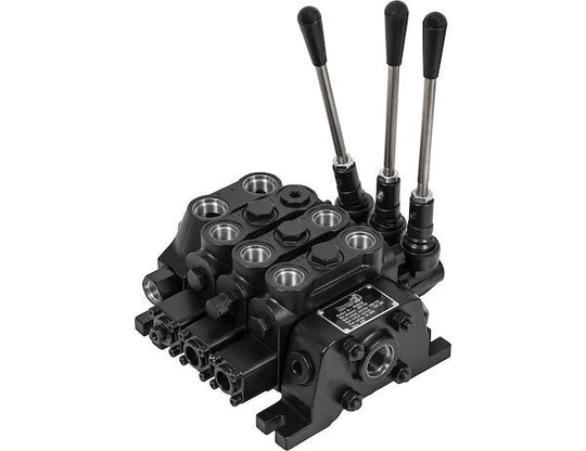 BV20344P 21 GPM Valves 4 - Way with 2 Port Reliefs and Power Beyond - GetHydraulics