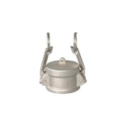 CDC - 050 - SS1 Type DC Dust Cap, 1/2 - in Female Cam, Stainless Steel - GetHydraulics.com