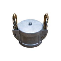CDCSL - 400 - A1 Cam and Groove Self - Locking Dust Cap, 4 - in Female Cam, Aluminum - GetHydraulics.com