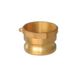 CGA - 500 - B1 Cam and Groove Adapter, 5 in Type A x 5 in FNPT, Brass - GetHydraulics.com
