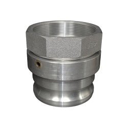 CGASV - 400 - A Type A Swivel Cam & Groove Adapter, 4 - in Male Adapter x 4 - in Female NPT, Aluminum - GetHydraulics.com