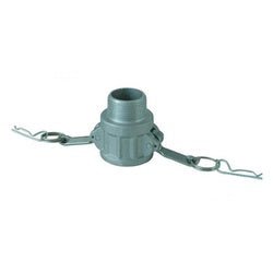 CGB - 100 - A1S Cam and Groove Coupler with Stainless Steel Handle, 1 in Type B x 1 in MNPT, Aluminum - GetHydraulics.com
