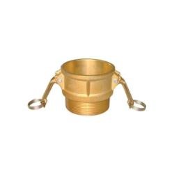 CGB - 200 - B1 Cam and Groove Coupler, 2 in Type B x 2 in MNPT, Brass - GetHydraulics.com