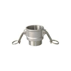 CGB - 300 - SS1 Cam and Groove Coupler, 3 in Type B x 3 in MNPT, Stainless Steel - GetHydraulics.com