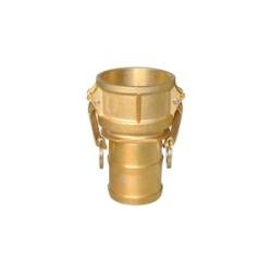 CGC - 125 - B1 Cam and Groove Coupler, 1 - 1/4 in Type C x 1 - 1/4 in Hose Shank, Brass - GetHydraulics.com