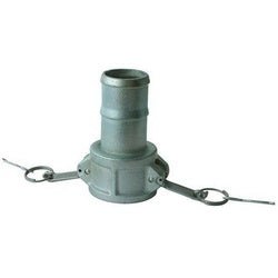 CGC - 400 - DP Cam and Groove Coupler, 4 in Type C x 4 in Hose Barbed, Iron - GetHydraulics.com