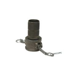 CGC - 400CR - SS1 Cam and Groove Crimplok Coupler, 4 in Type C x 4 in Hose Shank, Stainless Steel - GetHydraulics.com