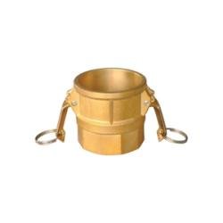 CGD - 400 - B1 Cam and Groove Coupler, 4 in Type D x 4 in FPT, Brass - GetHydraulics.com