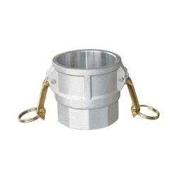 CGD - 800 - A1 Type D Cam and Groove Coupler with Two Brass Handle, 8 - in Female Cam x 8 - in Female NPT, Aluminum - GetHydraulics.com