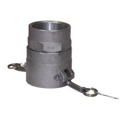 CGDSV - 300 - A Type D Cam and Groove Swivel Coupler, 3 - in Female Cam x 3 - in FNPT, Aluminum - GetHydraulics.com