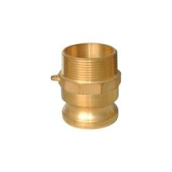 CGF - 600 - B1 Cam and Groove Adapter, 6 in Type F x 6 in MNPT, Brass - GetHydraulics.com
