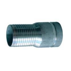 CNG - 300CR - SP Crimplok Combination Nipple, 3 in Hose Barbed x 3 in Grooved, Steel - GetHydraulics.com