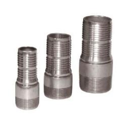 CNT - 150CR - SP Crimplok Combination Nipple, 1 - 1/2 in Hose Barbed x 1 - 1/2 in MIP, Steel - GetHydraulics.com