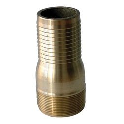 CNT - 250 - B Combination Nipple, 2 - 1/2 in Hose Barbed x 2 - 1/2 in MPT, Brass - GetHydraulics.com