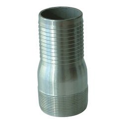 CNT - 400 - SS Combination King Nipple, 4 in Hose Barbed x 4 in MPT, Stainless Steel - GetHydraulics.com