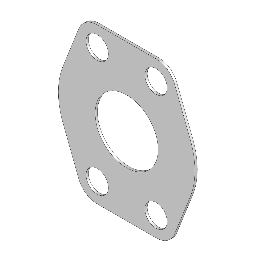 CPX - 24 Flange Connector Plate - Code 62 - GetHydraulics.com