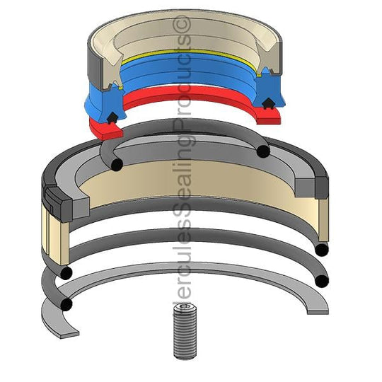 CTC-2332623 Caterpillar Hydraulic Cylinder Seal Kit 55.00 _ 100.00 - Union Hydraulics