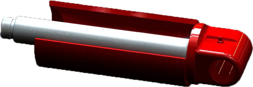 D-24173 Replacement 15W441 Cylinder Rod & Shield - GetHydraulics.com