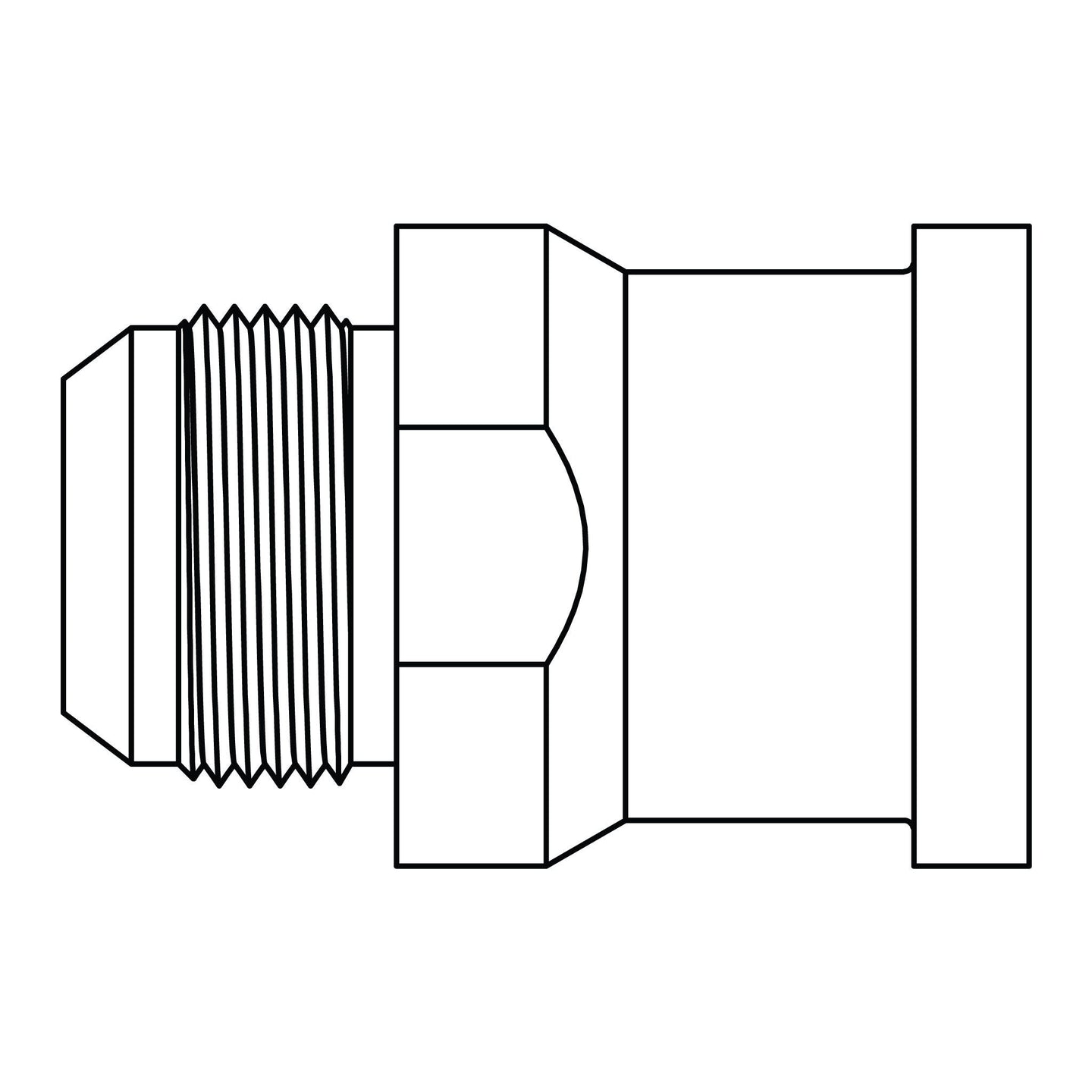 D - 6840 - 12 - 16 JIC to Flange - Code 61 - GetHydraulics.com