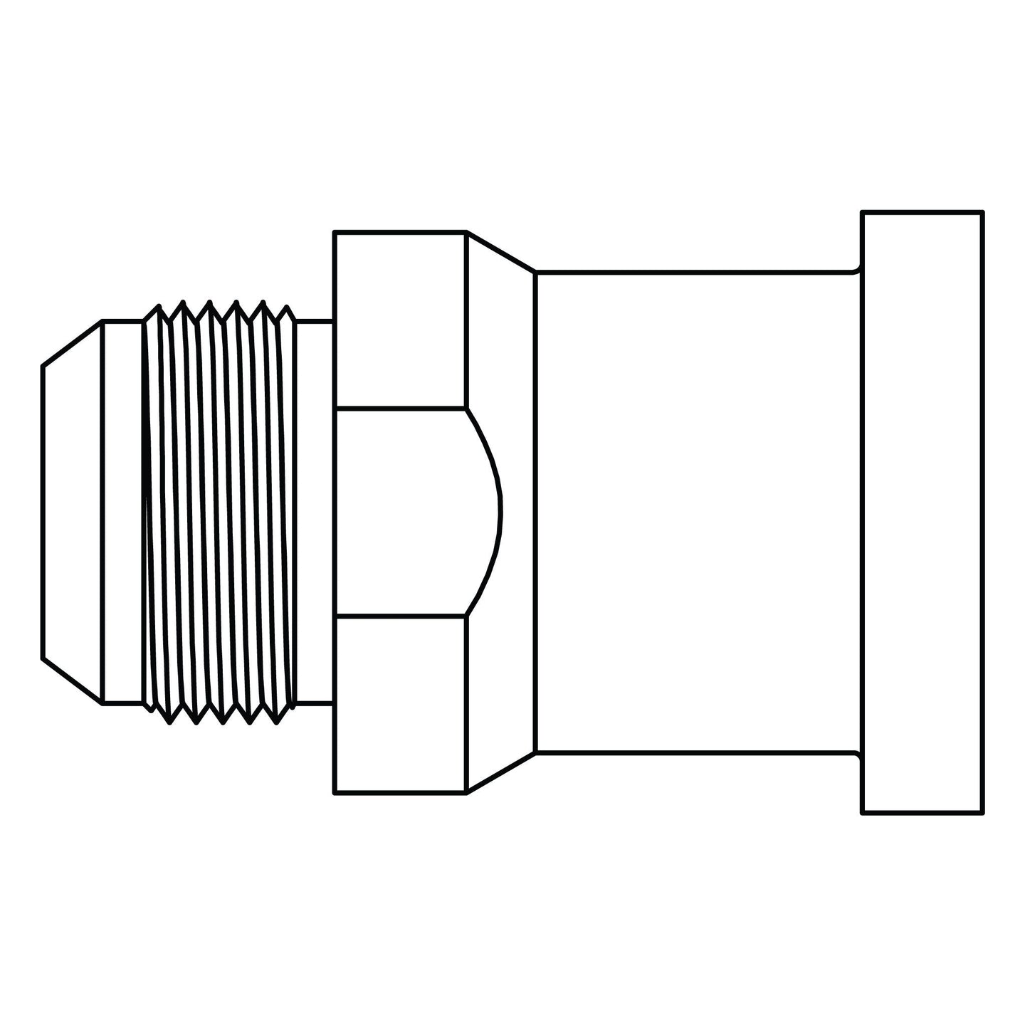 D - 6842 - 32 - 24 JIC to Flange - Code 62 - GetHydraulics.com