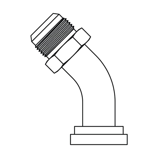 D - 6847 - 20 - 16 JIC to Flange Elbow 45 - Code 62 - GetHydraulics.com