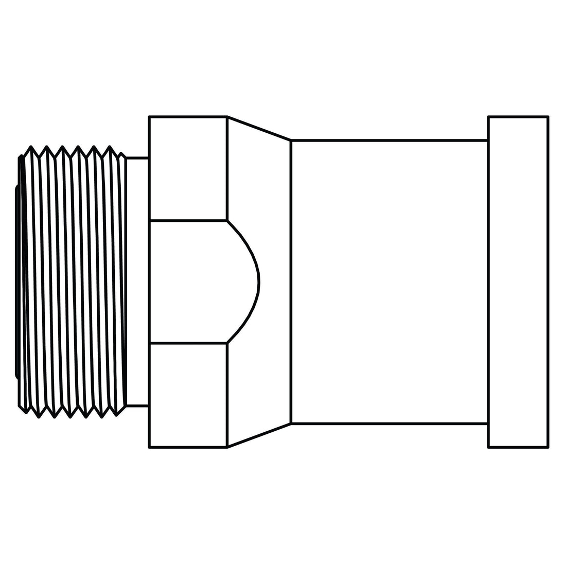 D - FF6840 - 12 - 16 ORFS to Flange - Code 61 - GetHydraulics.com