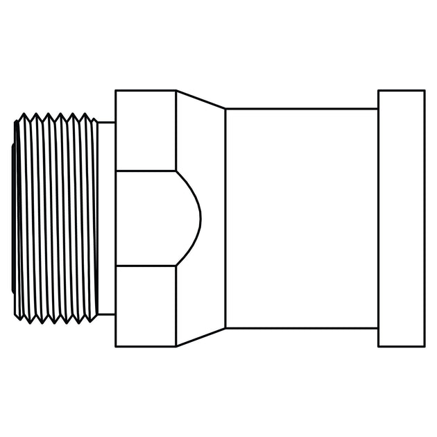 D - FF6840 - 20 - 24 ORFS to Flange - Code 61 - GetHydraulics.com