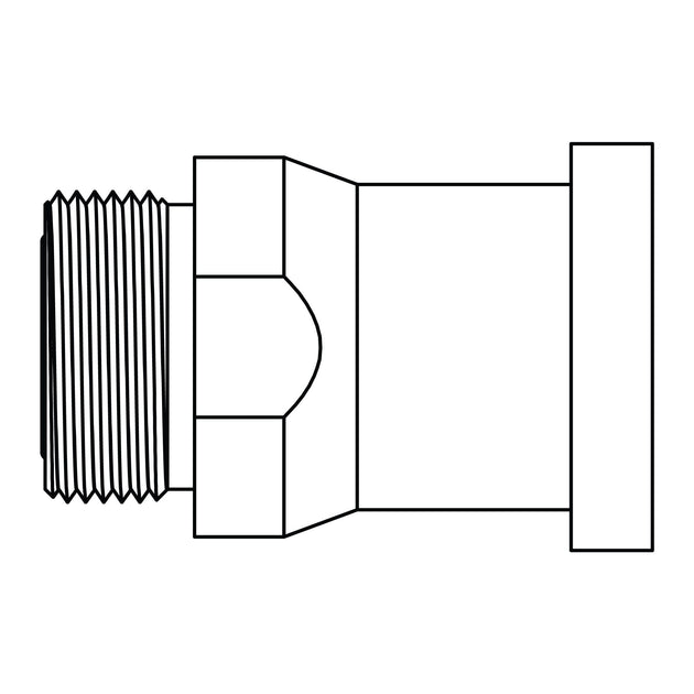 D - FF6842 - 16 - 16 ORFS to Flange - Code 62 - GetHydraulics.com
