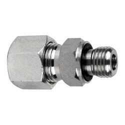 D8400 - S10 - 16 - ED Union with ED Ring, S10 Metric Bite Type x M16 Male Metric, Steel - GetHydraulics.com